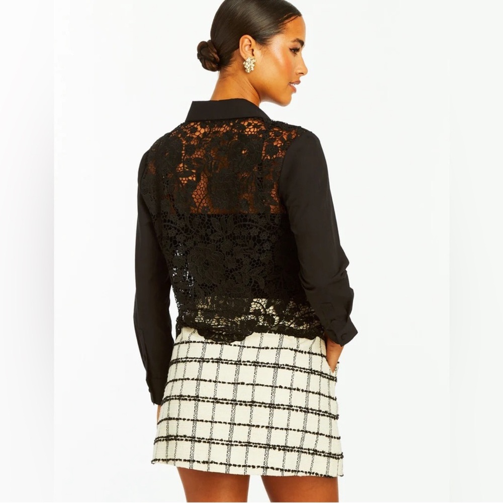 NWT MESTIZA NEW YORK Leon Lace Top - Picture 5 of 6